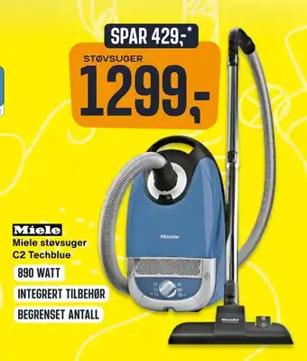 Skousen Miele støvsuger C2 Techblue tilbud