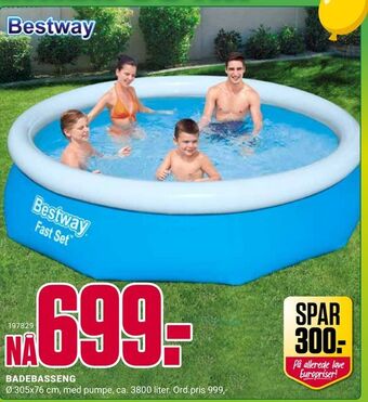 Europris Badebasseng tilbud