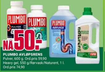 Europris Plumbo avløpsåpner tilbud