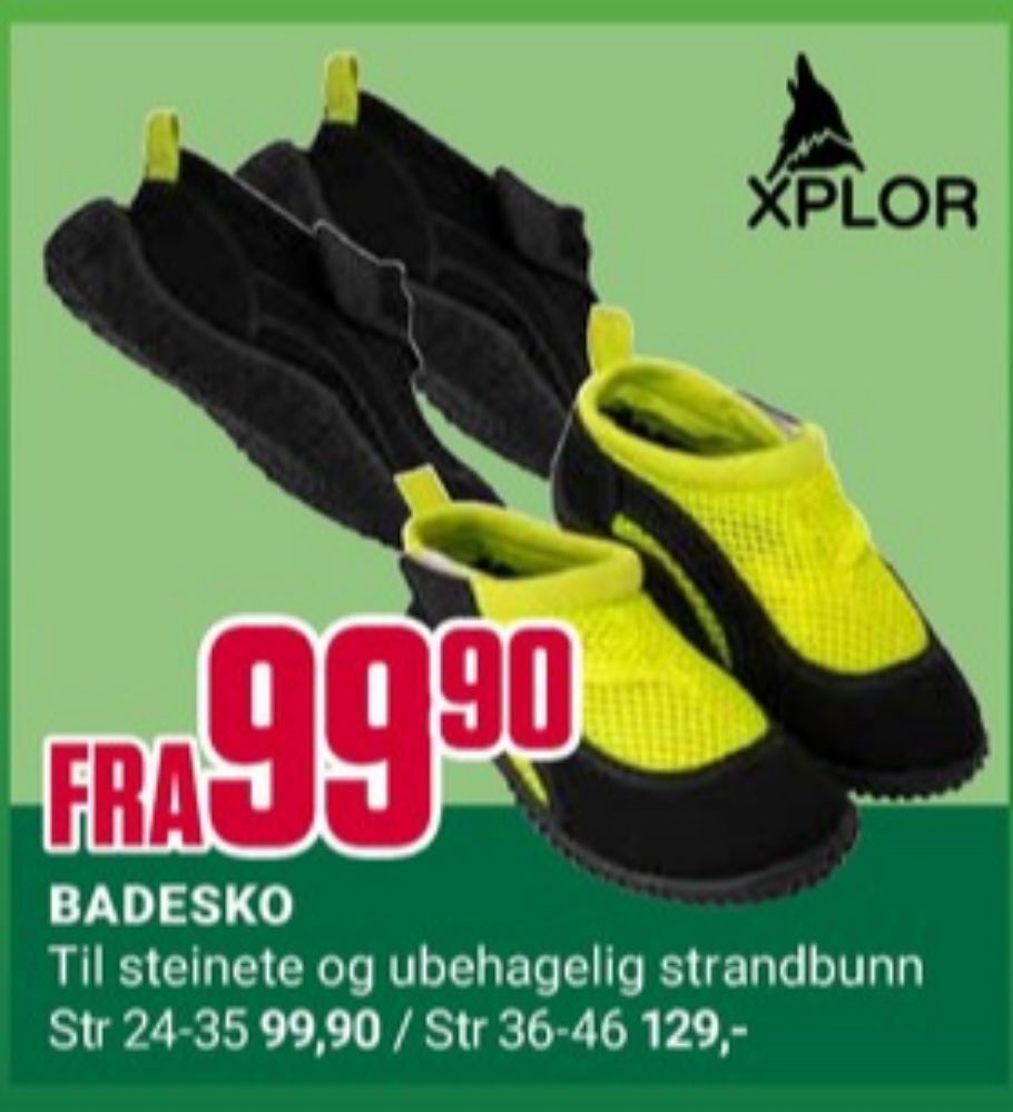 Europris Xplor badesko tilbud
