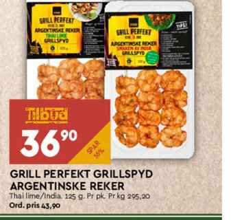 Coop Mega Grill Perfekt Grillspyd Argentinske Reker tilbud