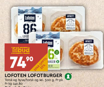 Coop Mega Lofoten Lofotburger tilbud