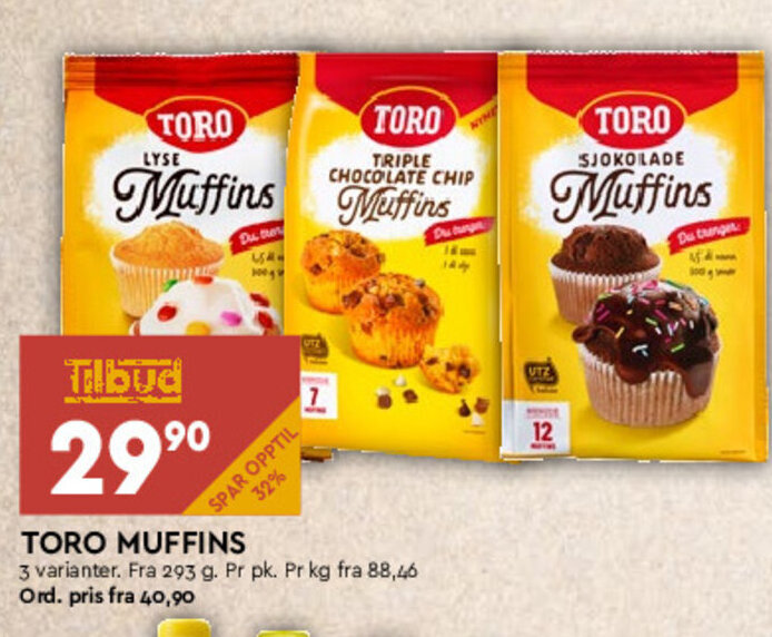 Coop Mega Toro Muffins tilbud