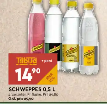 Coop Mega Schweppes 0.5 L tilbud