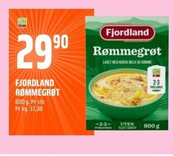 Coop Obs Fjordland Rømmegrøt tilbud
