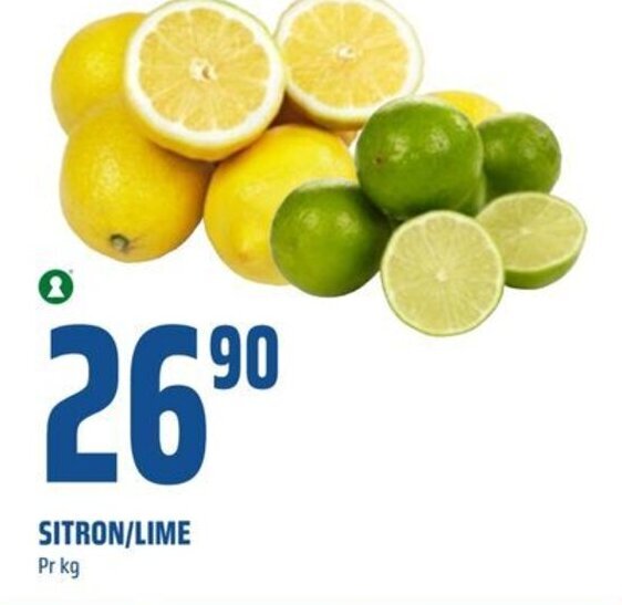 Coop Obs Sitron/Lime tilbud