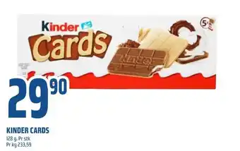 Coop Obs Kinder Cards tilbud