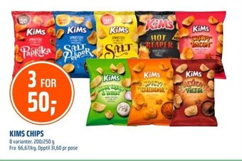Coop Obs Kims Chips tilbud