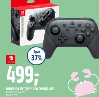 Coop Obs Nintendo Switch Pro Controller tilbud