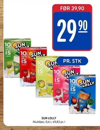 Rema 1000 Sun lolly tilbud