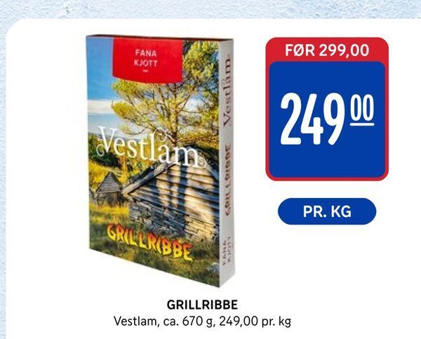 Rema 1000 Grillribbe tilbud