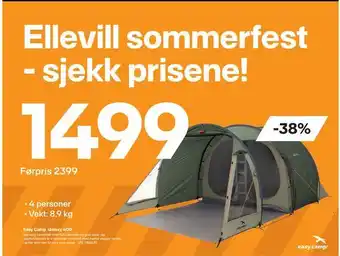 XXL Sport Easy Camp Galaxy 400 tilbud