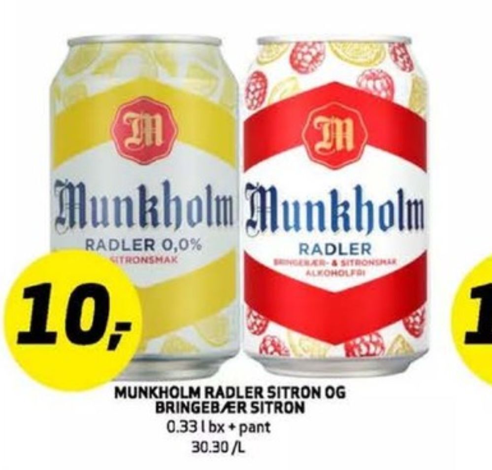 Bunnpris Munkholm øl tilbud