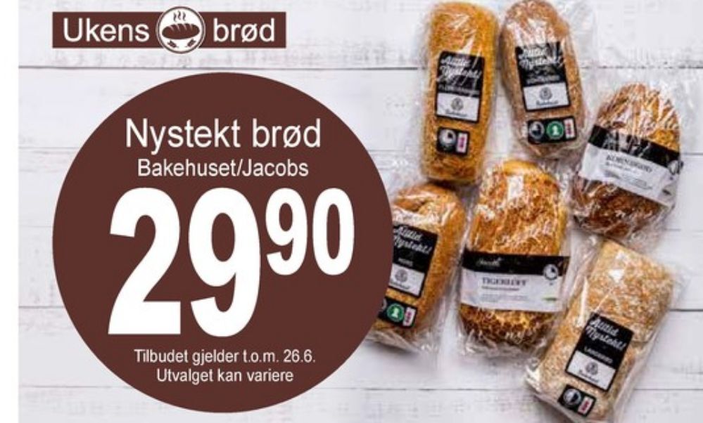 Joker Bakehuset brød tilbud