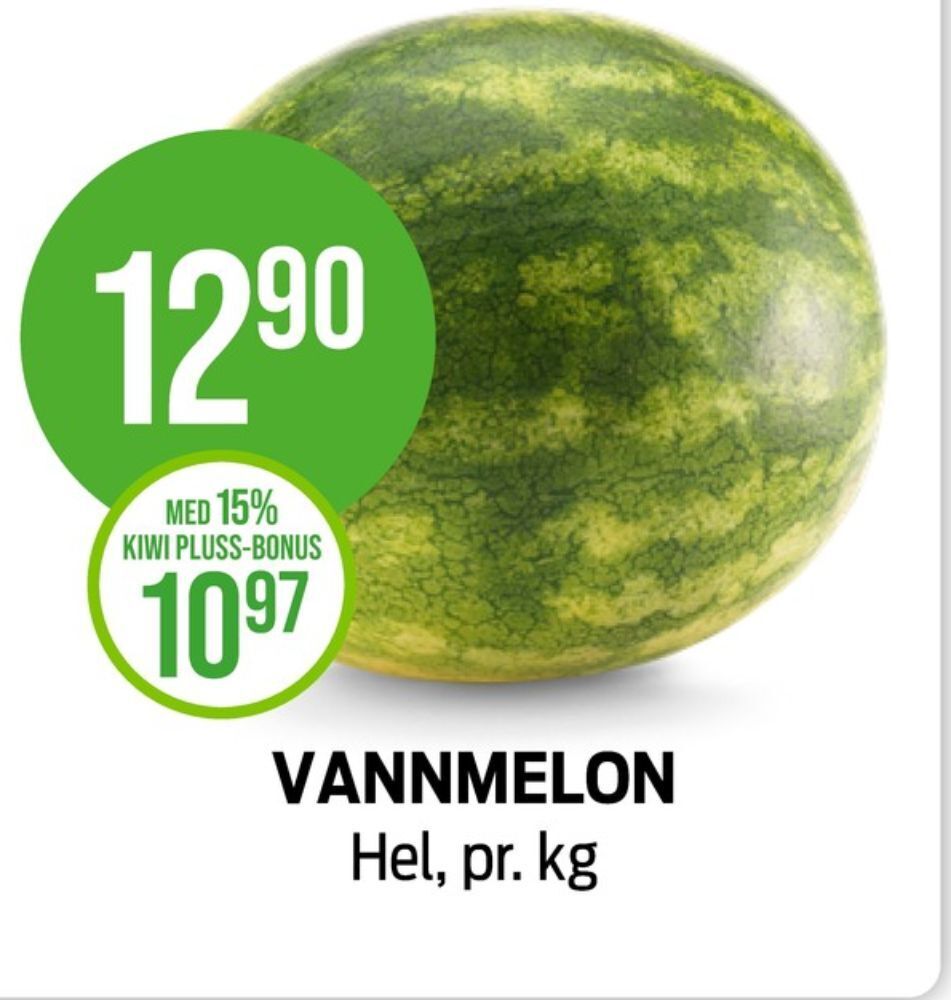 Kiwi Ukjent vannmelon tilbud