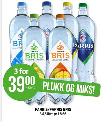 Kiwi Farris mineralvann tilbud