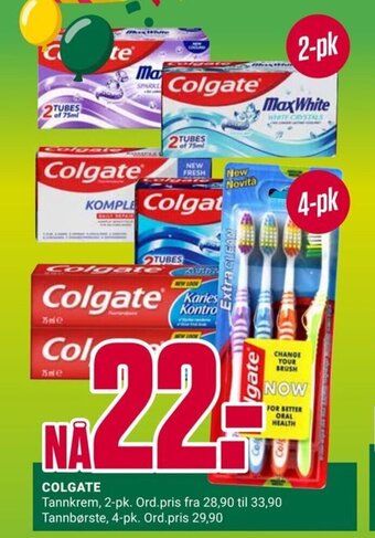 Europris Colgate tilbud