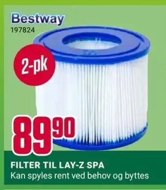 Europris Filter Til Lay-Z Spa tilbud