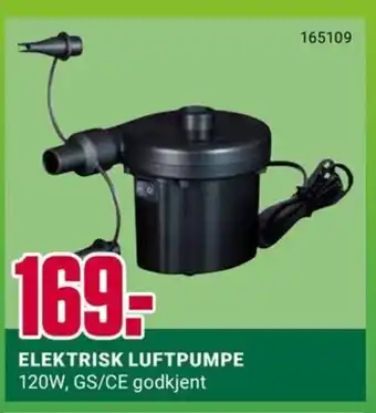 Europris Elektrisk Luftpumpe tilbud