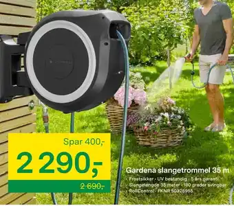 Felleskjøpet Gardena Slangetrommel 35m tilbud