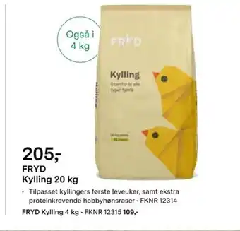 Felleskjøpet Fryd Kylling 20kg tilbud