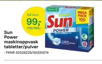 Felleskjøpet Sun Power Maskinoppvask Tabletter/Pulver tilbud