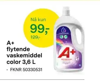 Felleskjøpet A+ Flytende Vaskemiddel Color 3,6L tilbud