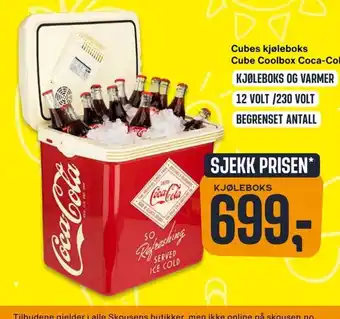 Cubes Kjøleboks Cuve Coolbox Coca-Cola