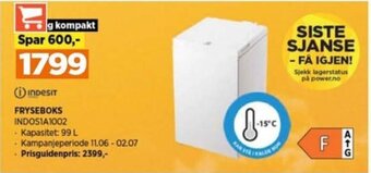 POWER Fryseboks tilbud