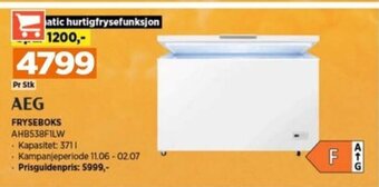 POWER Fryseboks tilbud