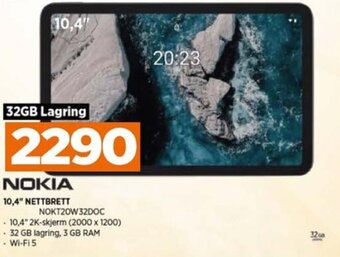 POWER NOKIA 10,4" nettbrett tilbud