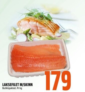 Coop Obs Laksefilet m/skinn tilbud