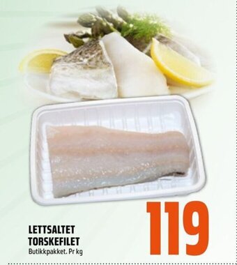 Coop Obs Lettsaltet torskefilet tilbud