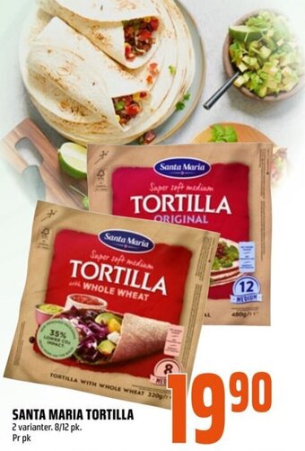 Coop Obs Santa maria tortilla tilbud