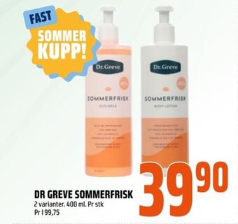 Coop Obs Dr greve sommerfrisk tilbud