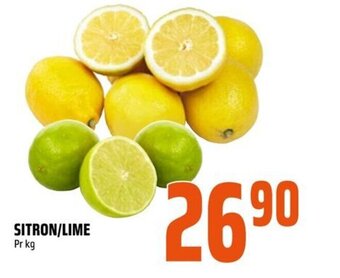 Coop Obs Sitron/lime tilbud