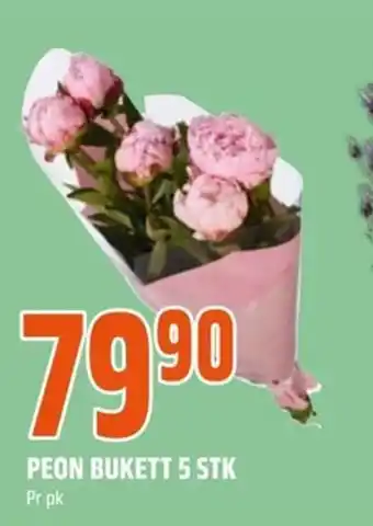 Coop Obs Peon bukett 5 STK tilbud
