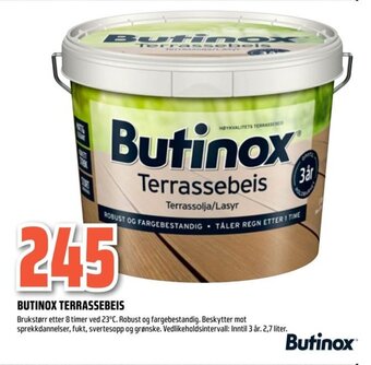 Coop Obs Butinox terrassebeis tilbud