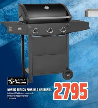 Coop Obs Nordic season florida 3 gassgrill tilbud
