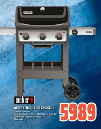 Coop Obs Weber spirit II E-310 gassgrill tilbud
