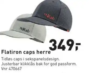 Intersport Flatiron caps herre tilbud