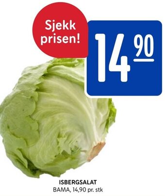 Rema 1000 Isbergsalat tilbud