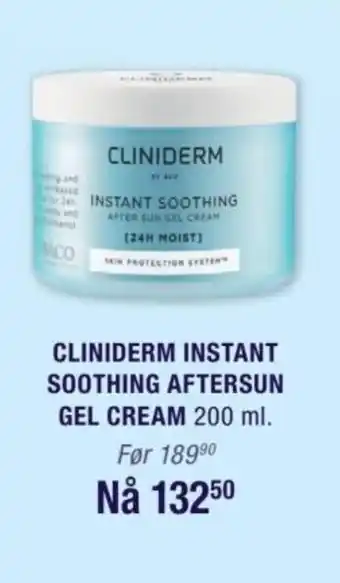 Ditt Apotek Cliniderm instant soothing aftersun gel cream tilbud