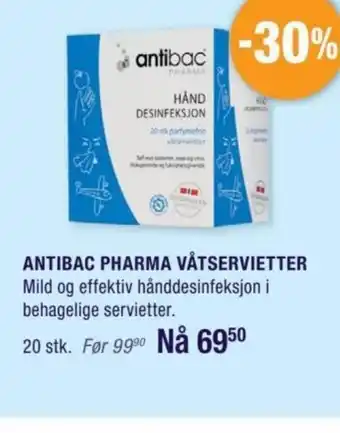 Antibac Pharma Våtservietter