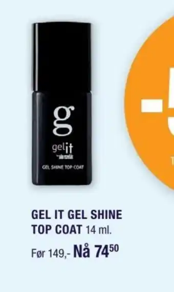 Ditt Apotek Gel It Gel Shine Top Coat tilbud