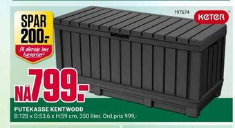 Europris Putekasse kentwood tilbud