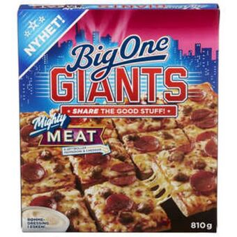 Meny Big one pizza tilbud
