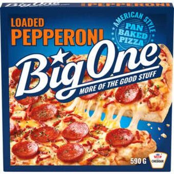 Meny Big one pizza tilbud