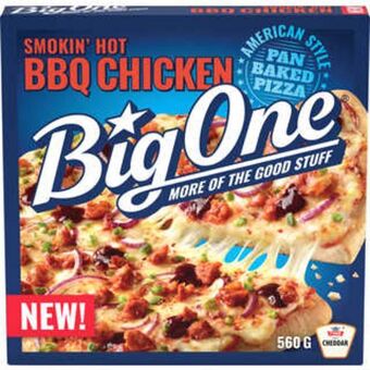 Meny Big one pizza tilbud