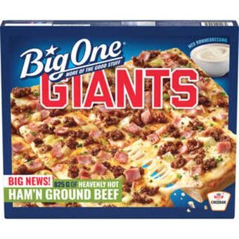 Meny Big one pizza tilbud